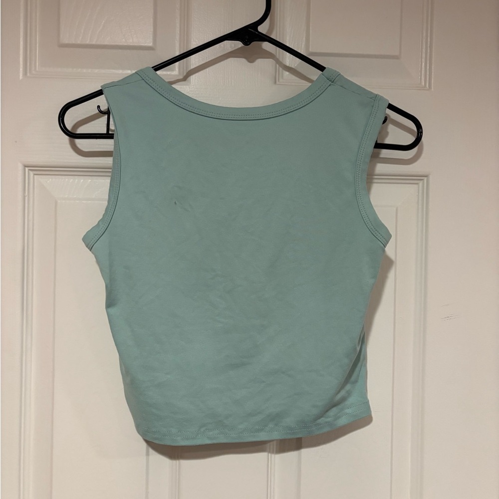 Mint green tank top